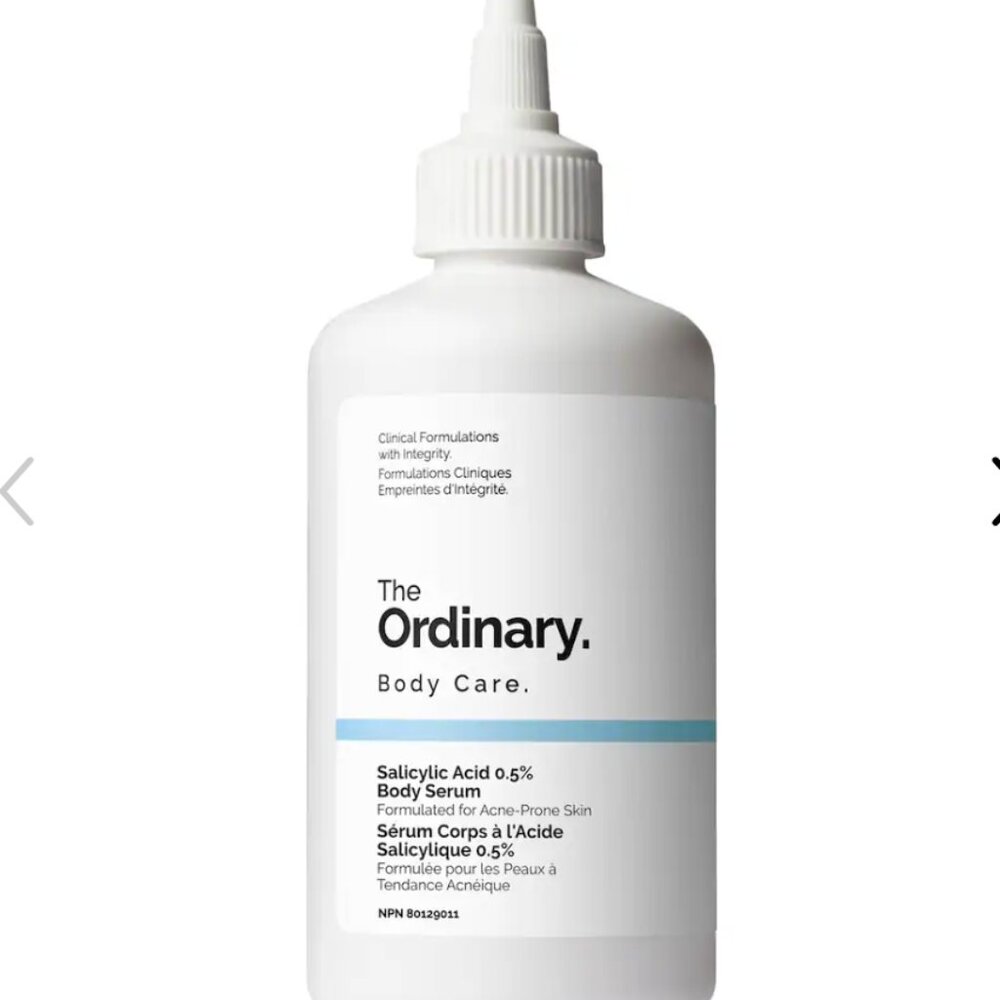 The Ordinary  Salicylic Acid 0.5% Body Serum Exfoliating Treatment for Acne